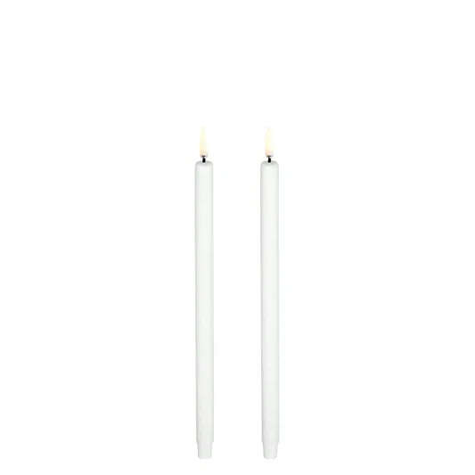 LED-kruunukynttilä mini, valkoinen 1,3 x 25