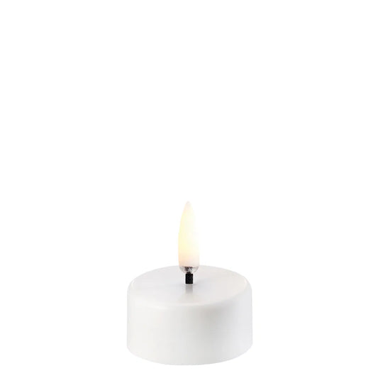 LED-tuikkukynttilä valkoinen, 3,9 x 2,1 cm