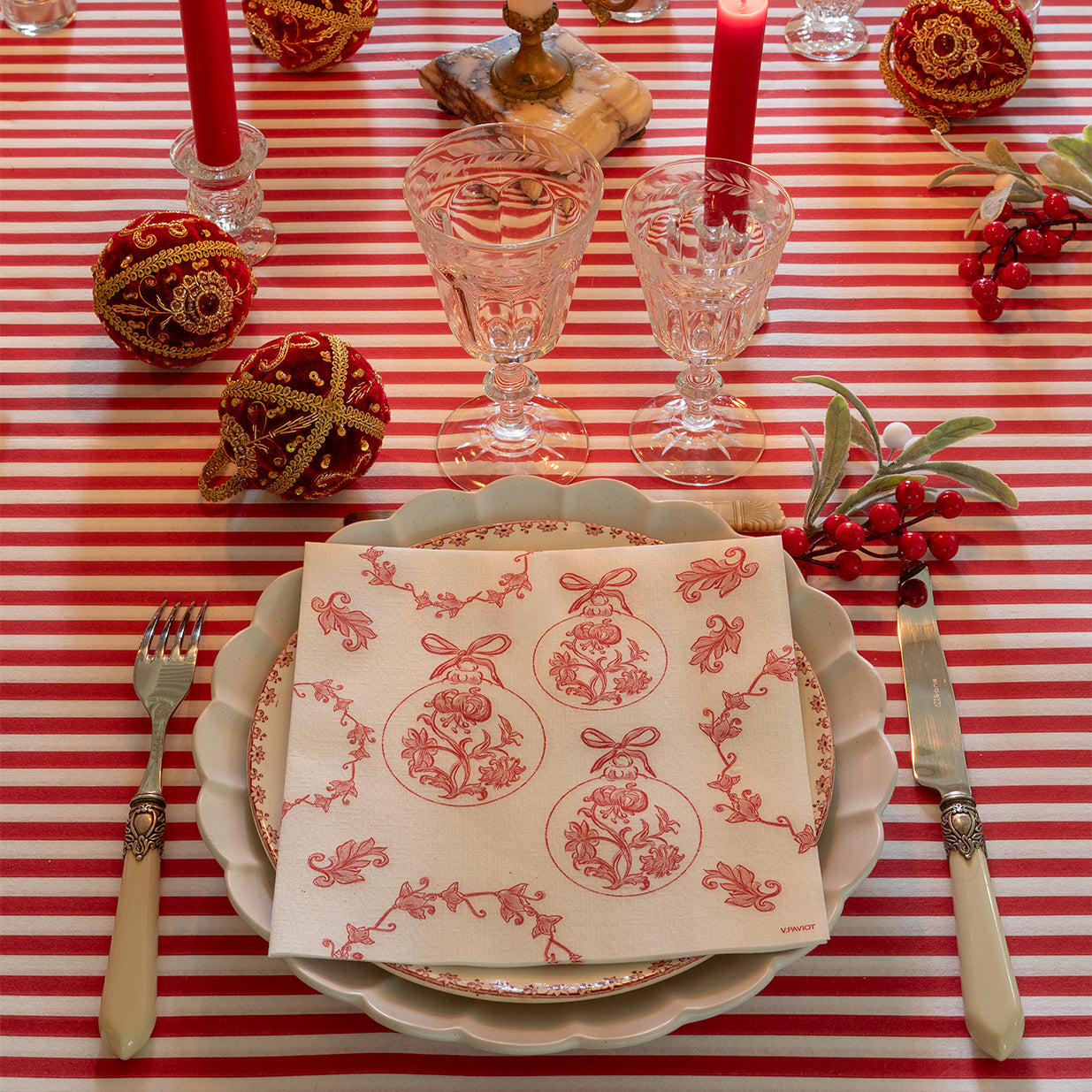 Paperiservetti - BOULE BAROQUE