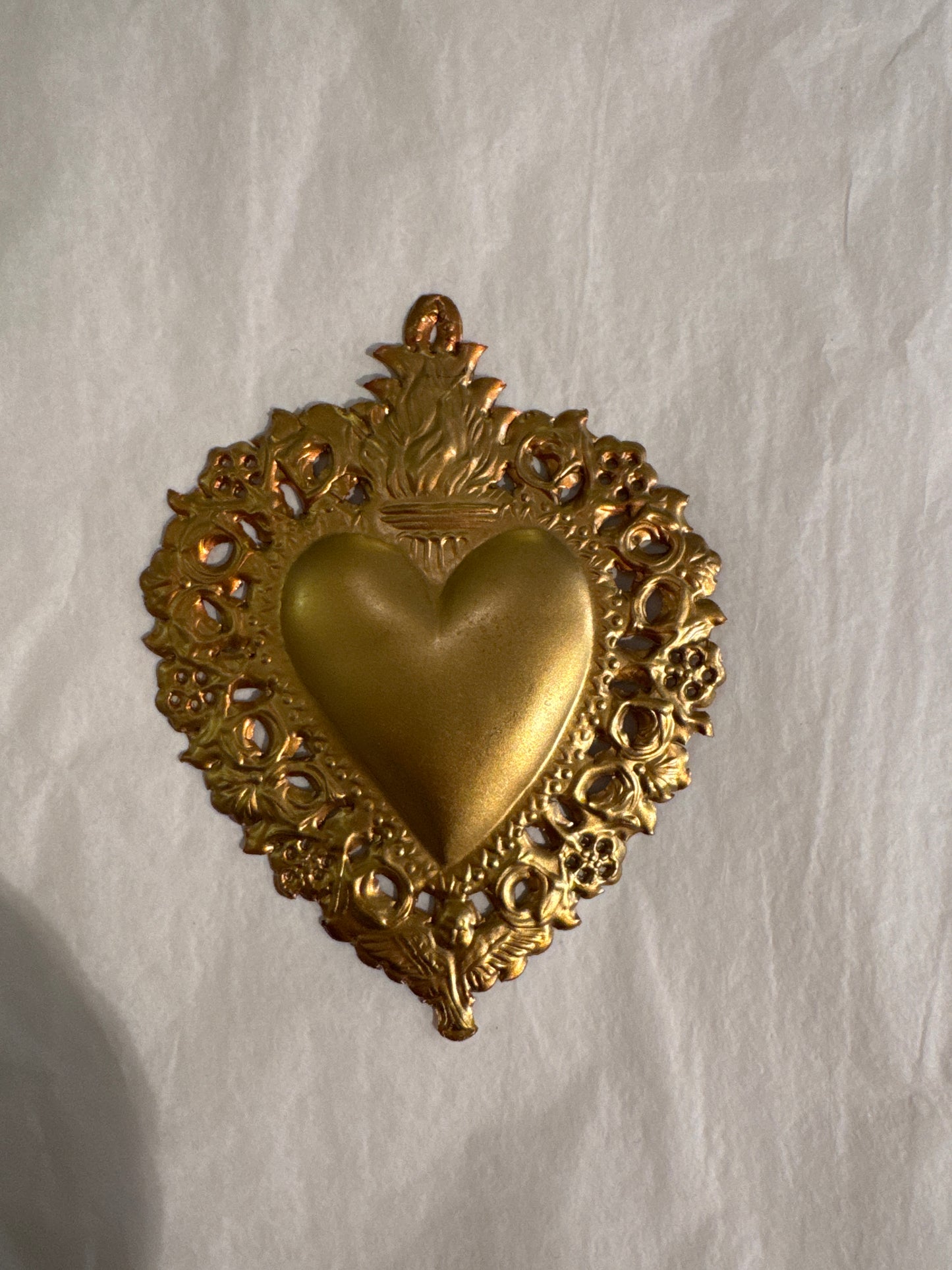 Seinäkoriste sydän reunoilla