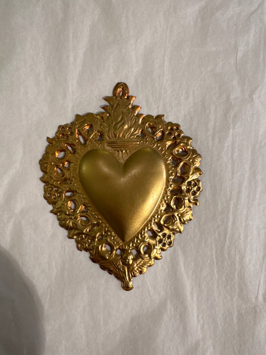 Seinäkoriste sydän reunoilla