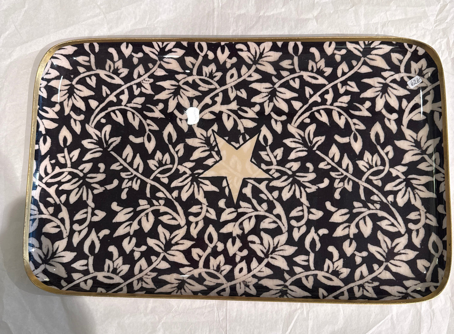 Tarjotin oksat, musta  42 x 26,5 cm