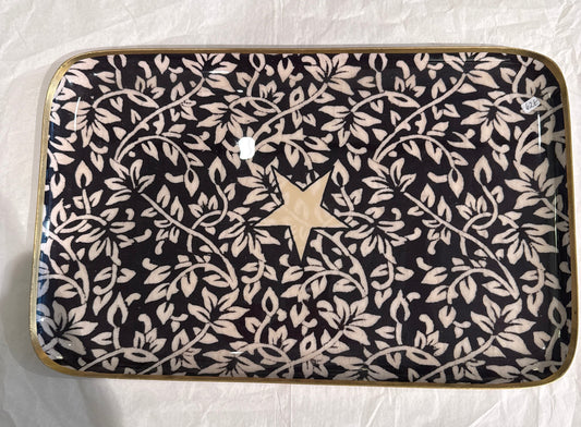 Tarjotin oksat, musta  42 x 26,5 cm