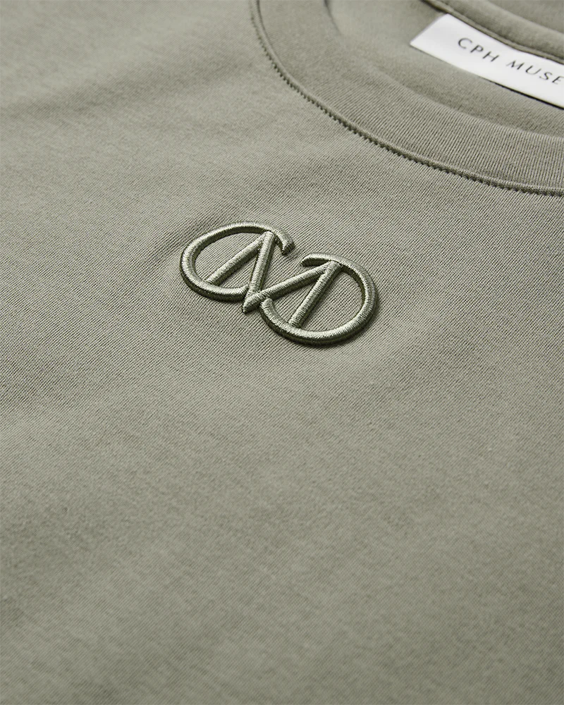 CPH MUSE slim fit  t-paita, vihreä