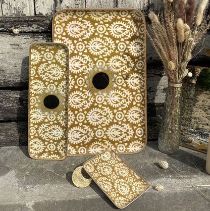 Tarjotin duo Auringon polte, 33 x 11 cm
